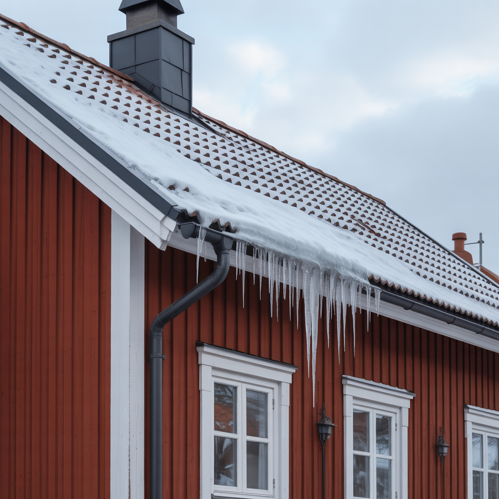 isbildning pa takfoten felsokning av orsaker och atgarder